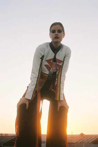 classic leather jacket content image