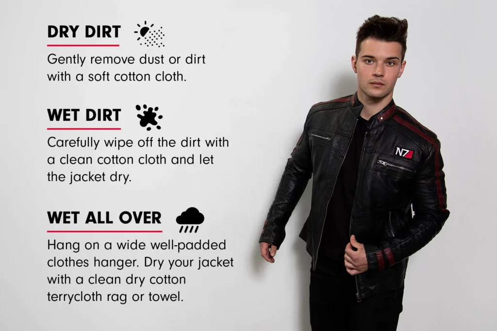 how to clean real leather jacket