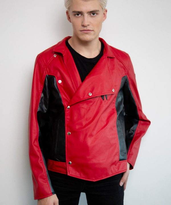 Mens Spider-Man Last Stand Leather Jacket