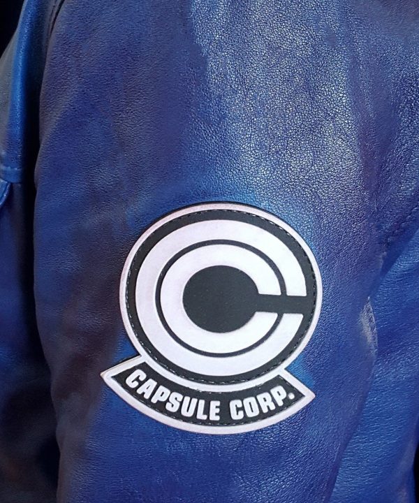 Womens Dragon Ball Z Trunks Leather Jacket Purple Blue