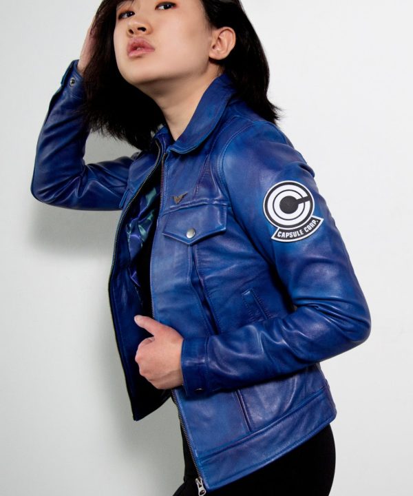 Womens Dragon Ball Z Trunks Leather Jacket