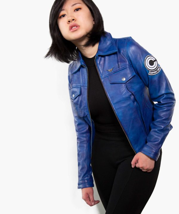 Womens Dragon Ball Z Trunks Leather Jacket